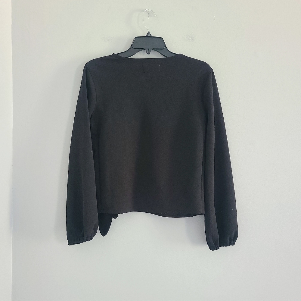 🎉3/$15 Texture & Thread Madewell Black Top S - Picture 2 of 2